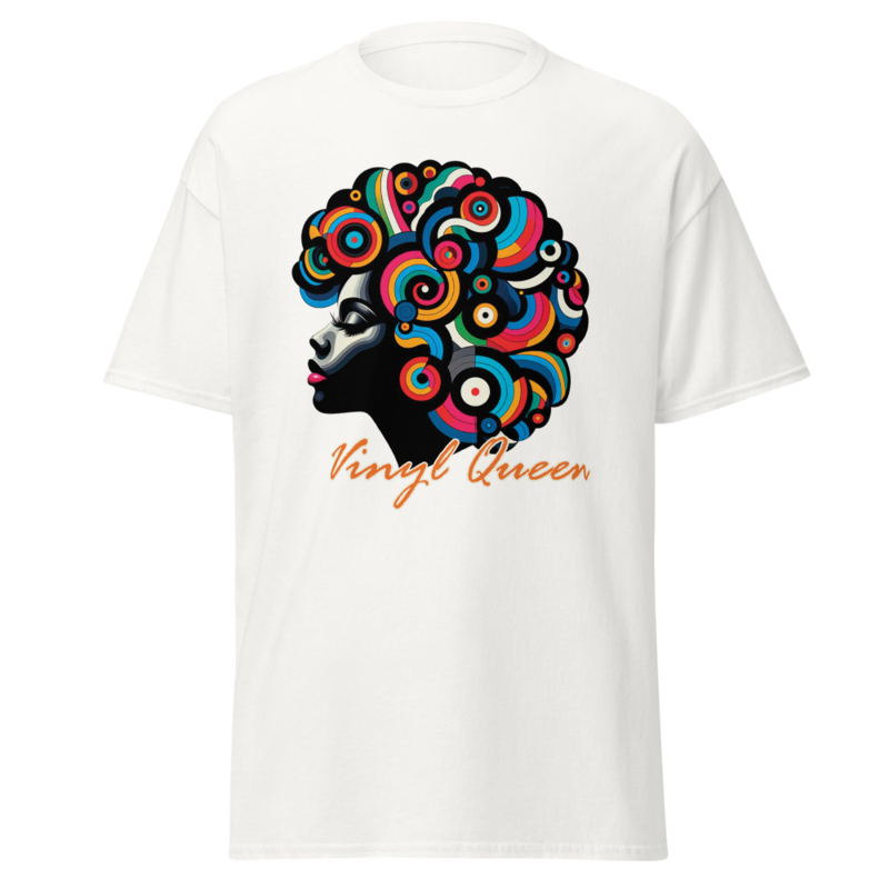 Vinyl Queen Stylized Hair | Unisex classic tee - Image 39