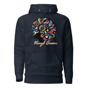 Vinyl Queen Stylized Hair | Unisex Hoodie