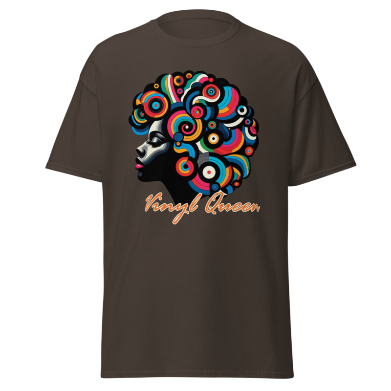 Vinyl Queen Stylized Hair | Unisex classic tee - Image 14