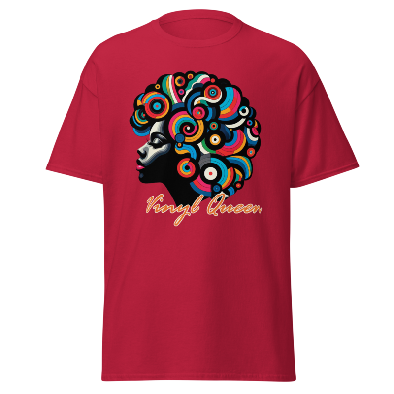 Vinyl Queen Stylized Hair | Unisex classic tee - Image 18